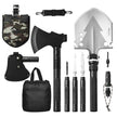 VEVOR Survival Shovel Survival Axe 16-in-1 Camping Folding Shovels with Hatchet