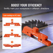VEVOR Router Table Setup Bars, 14 pcs, Precision Aluminum Setup Blocks Height Gauge Set, with Laser Engraved Size Markings Storage Case, Measuring Depth Height Angle, for Router Table Saw Accessories