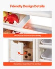 VEVOR Kid Toy Storage and Bookshelf with 10 Movable Plastic Bins & Drawing Board
