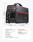 VEVOR 3 in 1 Plasma Cutter Welder Machine CT-520E TIG/MMA Plasma Cutter Combo