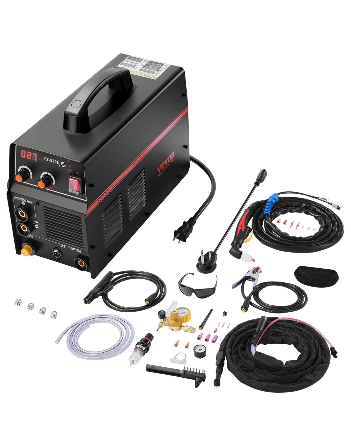 VEVOR 3 in 1 Plasma Cutter Welder Machine CT-520E TIG/MMA Plasma Cutter Combo