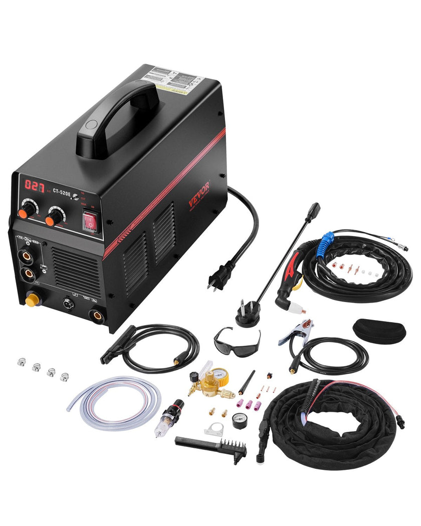 VEVOR 3 in 1 Plasma Cutter Welder Machine CT-520E TIG/MMA Plasma Cutter Combo