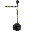 VEVOR Boxing Speed Trainer, Punching Bag Spinning Bar, Training Boxing Ball with Reflex Bar & Gloves, Solid Speed Punching Bag Free Standing, Adjustable Height, for Man, with A Ball