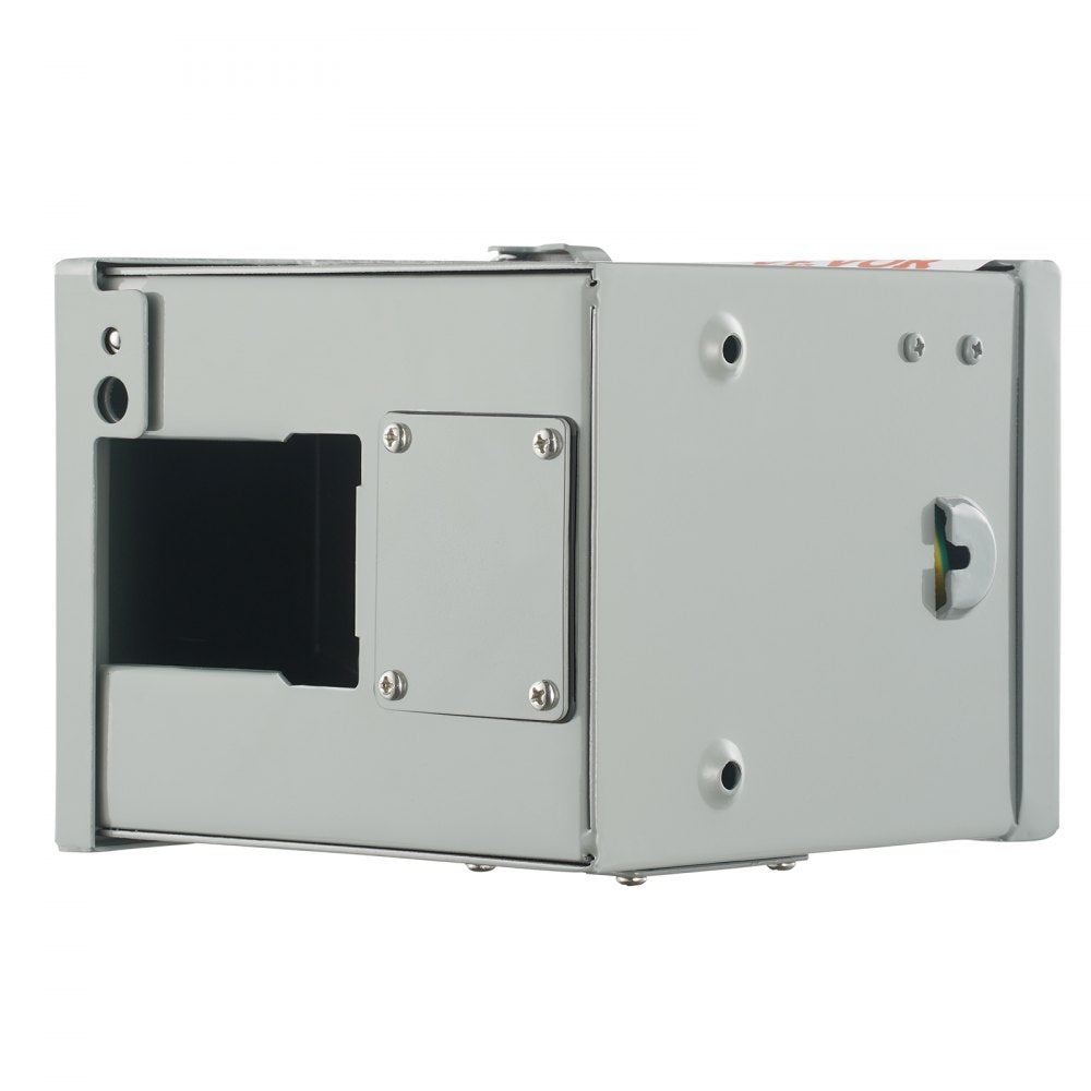 VEVOR 50 Amp RV Power Outlet Box, 125/250 Volt, Enclosed Lockable Outdoor RV Receptacle Box, NEMA 14-50R Weatherproof Electrical Panel, for RV Camper Trailer Motorhome Tested to UL Standards