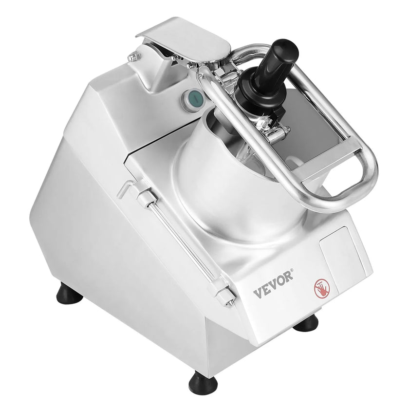 VEVOR Food Processor & Vegetable Chopper w/ 6 Blades Food-Grade Stainless Steel