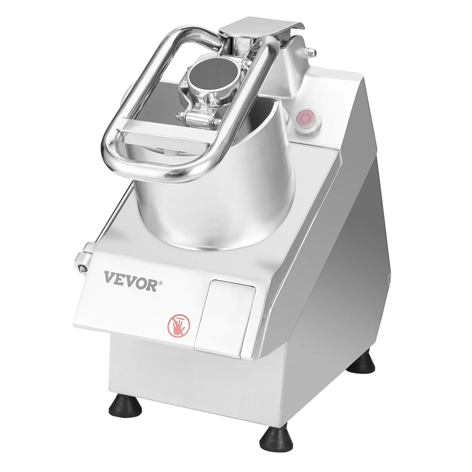 VEVOR Food Processor & Vegetable Chopper w/ 6 Blades Food-Grade Stainless Steel