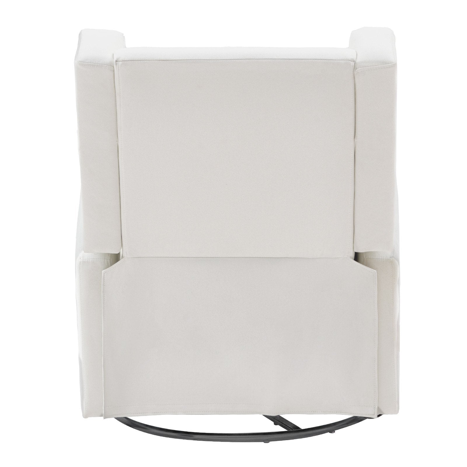 VEVOR Electronic Power Recliner and Swivel Glider, 250 lbs Weight Capacity Swivel Glider Recliner Chair with Adjustable Angle, Polyester Surface Recliner Rocker for Living Room, Bedroom, Off White