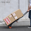 VEVOR Aluminum Hand Truck, 2 in 1, 300 lbs Load Capacity, Heavy Duty Industrial Convertible Folding Hand Truck and Dolly, Utility Cart Converts from Hand Truck to Platform Cart with Rubber Wheels