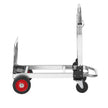 VEVOR Aluminum Hand Truck, 2 in 1, 400 lbs Load Capacity, Heavy Duty Industrial Convertible Folding Hand Truck and Dolly, Utility Cart Converts from Hand Truck to Platform Cart with Rubber Wheels