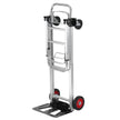 VEVOR Aluminum Hand Truck, 2 in 1, 400 lbs Load Capacity, Heavy Duty Industrial Convertible Folding Hand Truck and Dolly, Utility Cart Converts from Hand Truck to Platform Cart with Rubber Wheels