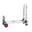 VEVOR Aluminum Hand Truck, 2 in 1, 400 lbs Load Capacity, Heavy Duty Industrial Convertible Folding Hand Truck and Dolly, Utility Cart Converts from Hand Truck to Platform Cart with Rubber Wheels