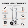 VEVOR Aluminum Hand Truck, 2 in 1, 800 lbs Load Capacity, Heavy Duty Industrial Convertible Folding Hand Truck and Dolly, Utility Cart Converts from Hand Truck to Platform Cart with Rubber Wheels