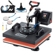 VEVOR Heat Press 15x15 Inch Heat Press Machine 5 in 1 Multifunctional Sublimation Dual LED Display Heat Press Machine for t Shirts Swing Away Design