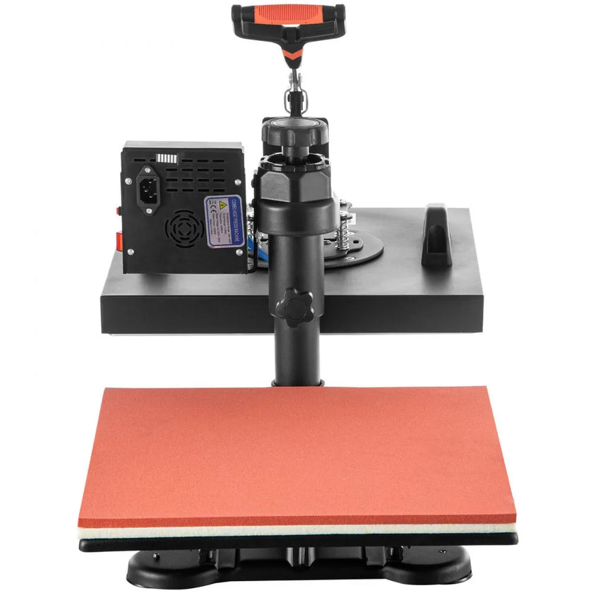 VEVOR Heat Press 15x15 Inch Heat Press Machine 5 in 1 Multifunctional Sublimation Dual LED Display Heat Press Machine for t Shirts Swing Away Design