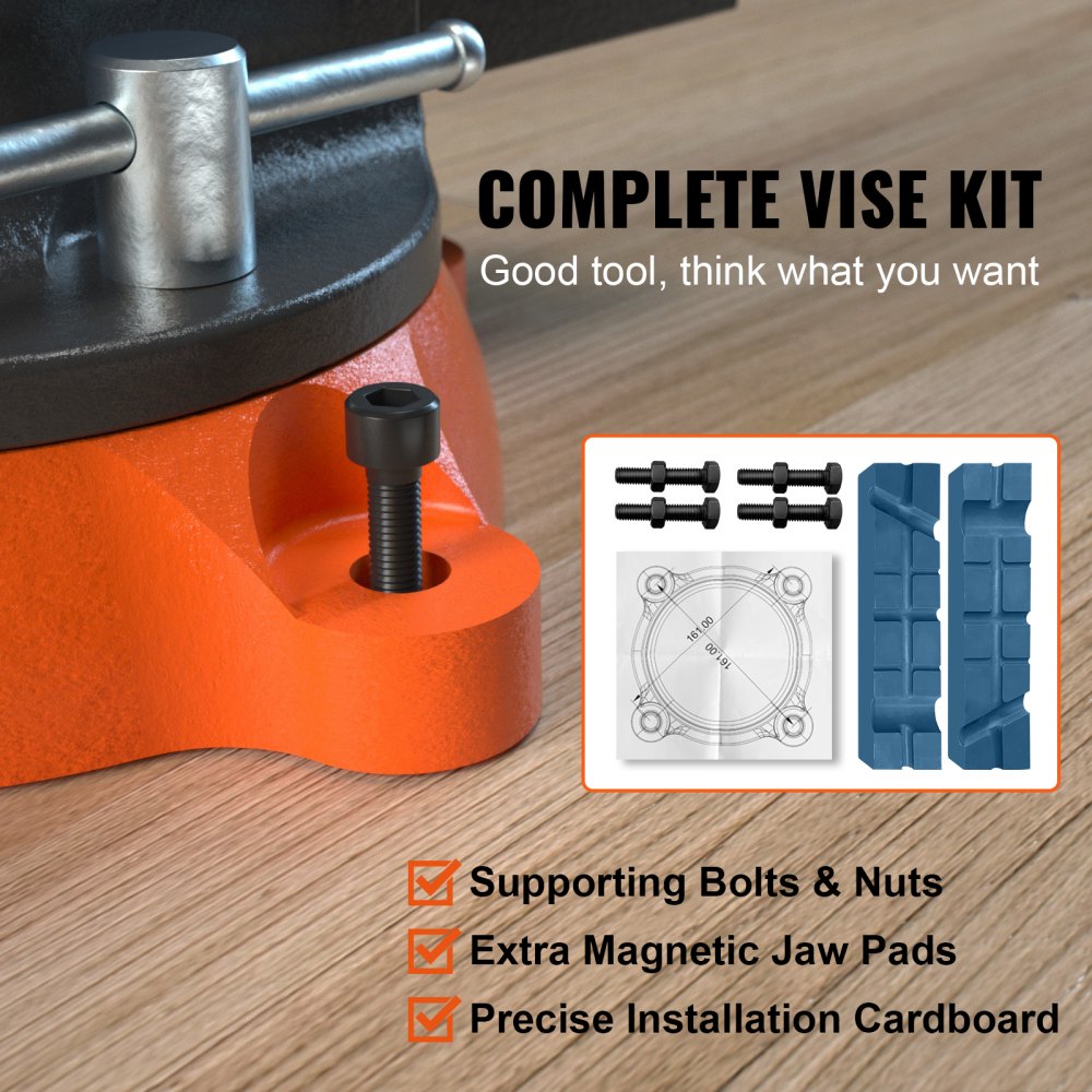 VEVOR Bench Vise, 6.5
