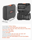 VEVOR 49-Piece Screw & Bolt Extractor Tool Set with Drill Bits