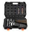 VEVOR 63-Piece Screw Extractor, Nut Splitter & Tap Tool Set with Case