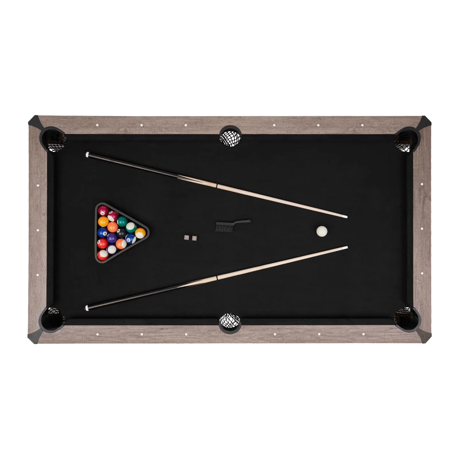 7ft 3-in-1 Pool Table Combo Set with Dining Top & Ping Pong