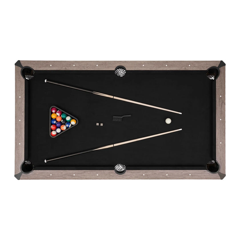 7ft 3-in-1 Pool Table Combo Set with Dining Top & Ping Pong