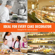 VEVOR Cake Decorating Machine Cake Frosting Spreading for 6
