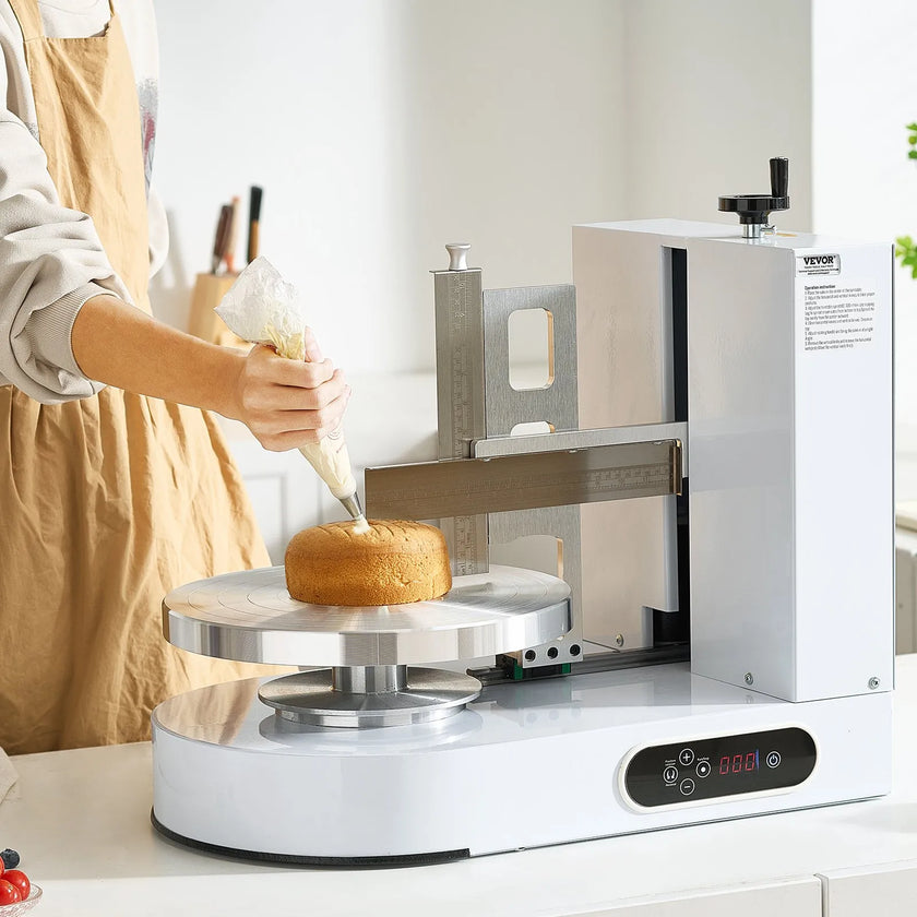 VEVOR Cake Decorating Machine Cake Frosting Spreading for 6