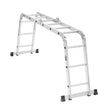 VEVOR Multi-Purpose Folding Ladder 7-in-1 3 Step 12ft Reach Height for Work