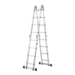 VEVOR Multi-Purpose Folding Ladder 7-in-1 4 Step 15.5ft Reach Height for Work
