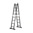 VEVOR Multi-Purpose Folding Ladder 7-in-1 4 Step 15.5ft with Scaffolding Plank