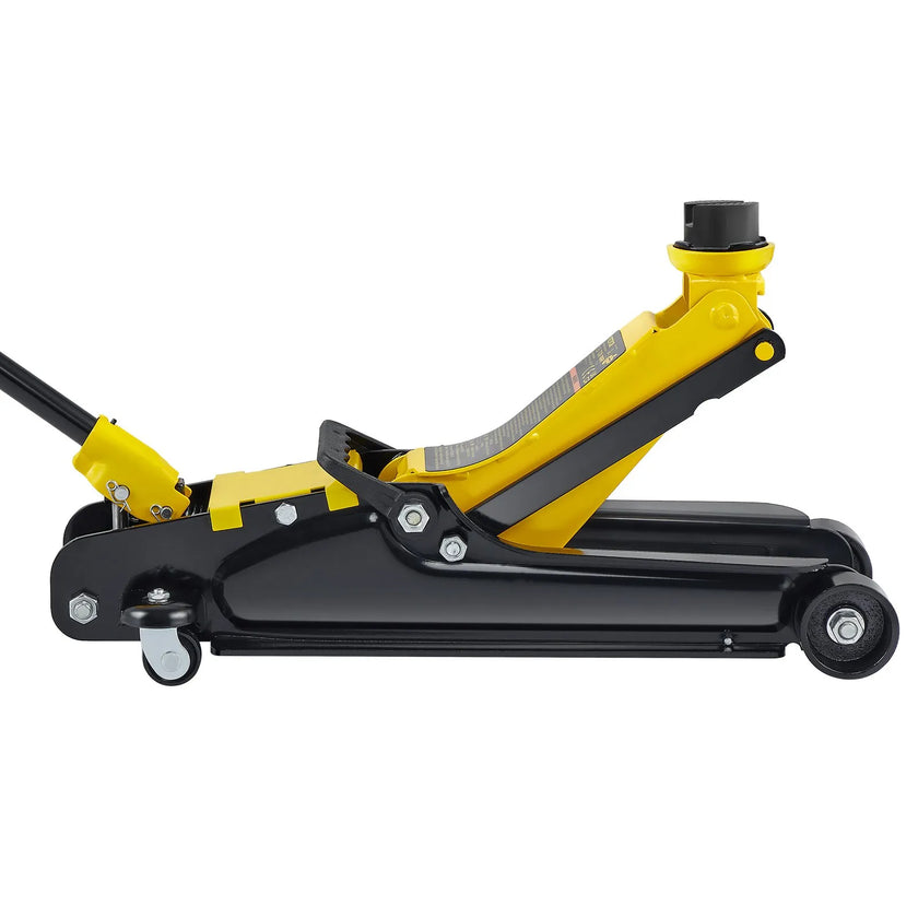 VEVOR Floor Jack, 2.5 Ton Low Profile Floor Jack, Heavy-duty Steel Racing Floor Jack With Single Piston Lift Pump, Floor Jack Lifting Range 3.35