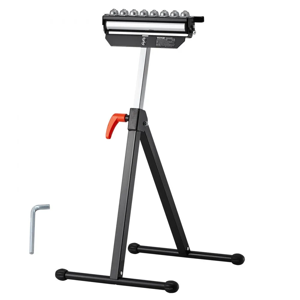 VEVOR Roller Stand with Polished Balls Max Load 300 lb Adjustable 26.8-42.5 in