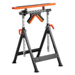 VEVOR 4-in-1 Woodworking Roller Stand Max Load 440 lb Adjustable Height 33-50 in
