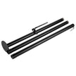 VEVOR String Light Pole, 9.6ft Light String Pole, 1.75in Patio Light Pole, Powder Coated Steel String Light Pole Stand for Outdoor, Metal String Poles with A Clamp Used for Yard, Patio, Wedding, Party