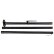 VEVOR String Light Pole, 9.6ft Light String Pole, 1.75in Patio Light Pole, Powder Coated Steel String Light Pole Stand for Outdoor, Metal String Poles with A Clamp Used for Yard, Patio, Wedding, Party