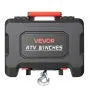 Portable Electric Winch 4500 lbs, 12V DC Recovery Winch with Synthetic Rope, Wireless & Wired Remote Controls, Recovery Kit for ATV, UTV, Off-Road & Outdoor Pulling