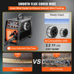 VEVOR MIG Welder, 3 in 1 Welder Welding Machine, 270 Amp MIG Lift TIG Arc Welder 110V 220V Lift ARC Welder Digital Display Combo Welding Machine MMA Stick IGBT DC Inverter Welder