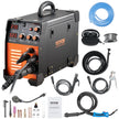 VEVOR MIG Welder, 3 in 1 Welder Welding Machine, 270 Amp MIG Lift TIG Arc Welder 110V 220V Lift ARC Welder Digital Display Combo Welding Machine MMA Stick IGBT DC Inverter Welder