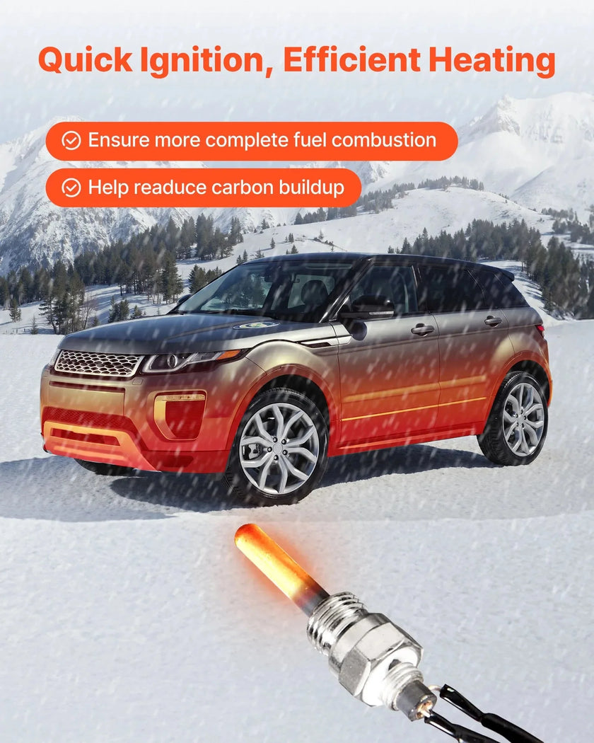 VEVOR 8V Glow Plug Repair Kit, Glow Plug Heater Repair Parking Heater Maintenance Kit with Atomization Mesh, Compatible with 2KW 5KW 8KW Diesel Air Heaters Models, Diesel Heaters Parts for Car Truck