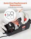 VEVOR 8V Glow Plug Repair Kit for Diesel Air Heaters, Parking Heater Glow Ignition Plug Kit with Atomization Mesh, Compatible with 2KW, 5KW, 8KW Diesel Heaters for Car, Truck, and Boat