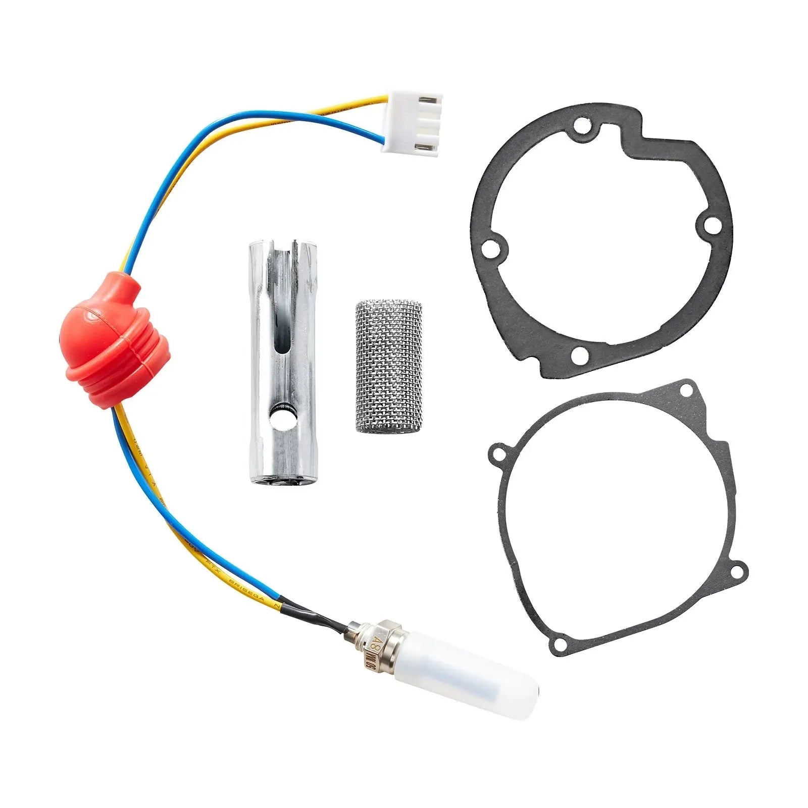 VEVOR 8V Glow Plug Repair Kit for Diesel Air Heaters, Parking Heater Glow Ignition Plug Kit with Atomization Mesh, Compatible with 2KW, 5KW, 8KW Diesel Heaters for Car, Truck, and Boat