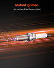 VEVOR Ignition Coil Pack and Spark Plugs 6 PCS Compatible with Nissan Infiniti