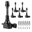 VEVOR Ignition Coil Pack and Spark Plugs 6 PCS Compatible with Nissan Infiniti