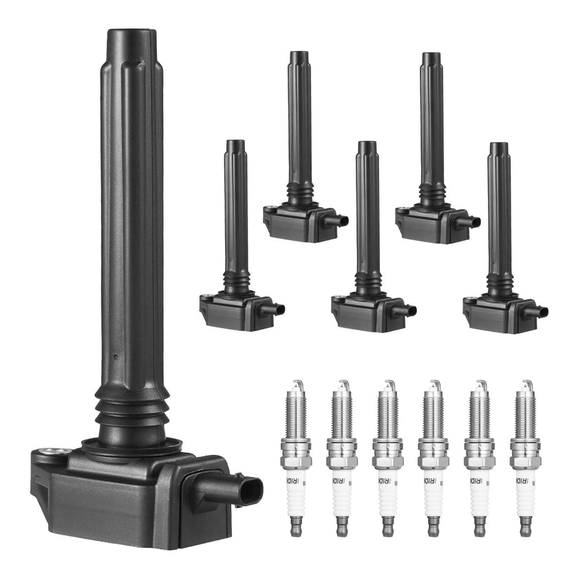VEVOR Ignition Coil Pack and Spark Plugs Set of 6 Compatible with Dodge Jeep Ram