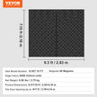 VEVOR Garage Door Screen for Winter 9.28 x 7.15 ft Garage Door Insulation Kit