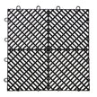VEVOR Tiles Interlocking 55 PCS Black, Drainage Tiles 12x12x0.5 Inches, Deck Tiles Outdoor Floor Tiles, Outdoor Interlocking Tiles, Deck Flooring for Pool Shower Bathroom Deck Patio Garage