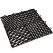 VEVOR Tiles Interlocking 55 PCS Black, Drainage Tiles 12x12x0.5 Inches, Deck Tiles Outdoor Floor Tiles, Outdoor Interlocking Tiles, Deck Flooring for Pool Shower Bathroom Deck Patio Garage
