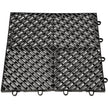 VEVOR Tiles Interlocking 55 PCS Black, Drainage Tiles 12x12x0.5 Inches, Deck Tiles Outdoor Floor Tiles, Outdoor Interlocking Tiles, Deck Flooring for Pool Shower Bathroom Deck Patio Garage