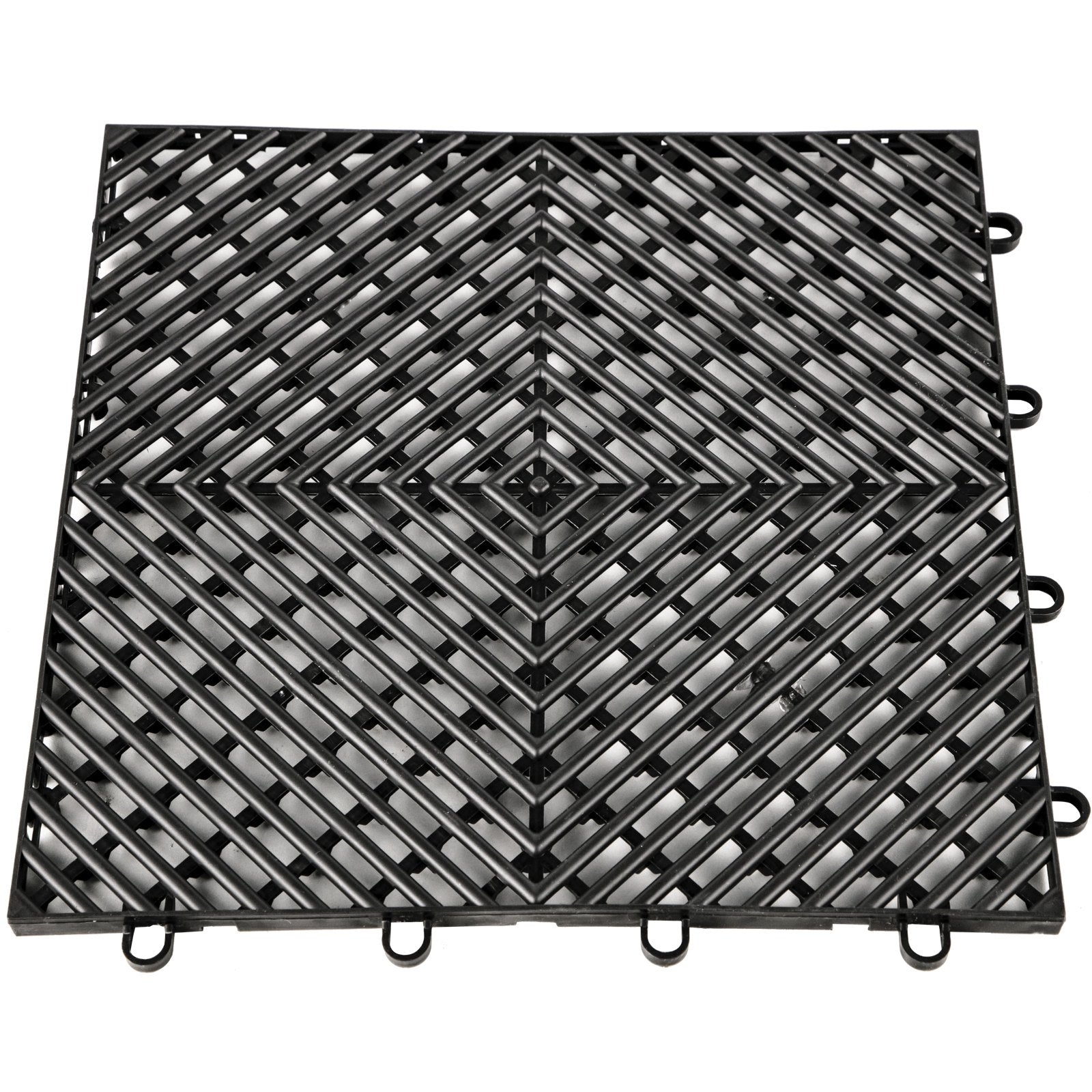 VEVOR Tiles Interlocking 55 PCS Black, Drainage Tiles 12x12x0.5 Inches, Deck Tiles Outdoor Floor Tiles, Outdoor Interlocking Tiles, Deck Flooring for Pool Shower Bathroom Deck Patio Garage