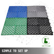VEVOR Rubber Tiles Interlocking 55 PCS Gary, Drainage Tiles 12x12x0.5 Inches, Deck Tiles Outdoor Floor Tiles, Outdoor Interlocking Tiles, Deck Flooring for Pool Shower Bathroom Deck Patio Garage