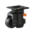 VEVOR Leveling Casters, Set of 4, 2200 lbs Total Load Capacity, 2.5 inches, Heavy Duty with Upgraded Handle Design, 360 Degree Swivel Caster Wheels, Adjustable Casters with Feet for Workbench, Machine
