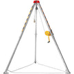 VEVOR Confined Space Tripod Kit, 1200 lbs Winch, Confined Space Tripod 7' Legs Bracket and 98' Cable, Confined Space Rescue Tripod 32.8' Fall Protection, Storage Bag for Traditional Confined Spaces